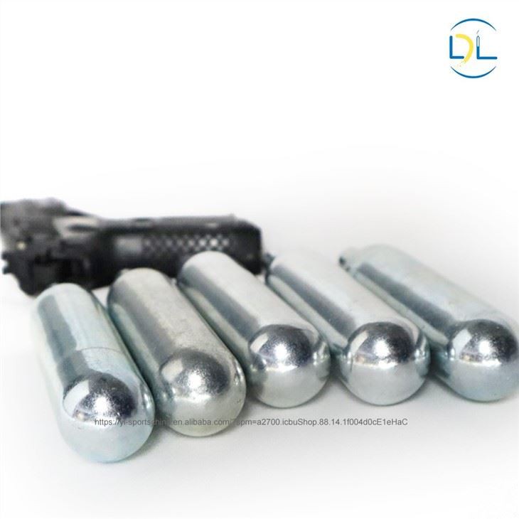 Cartouche de CO2 de 12 grammes pour airsoft et boîte de quantité de pistolet à air comprimé de 25